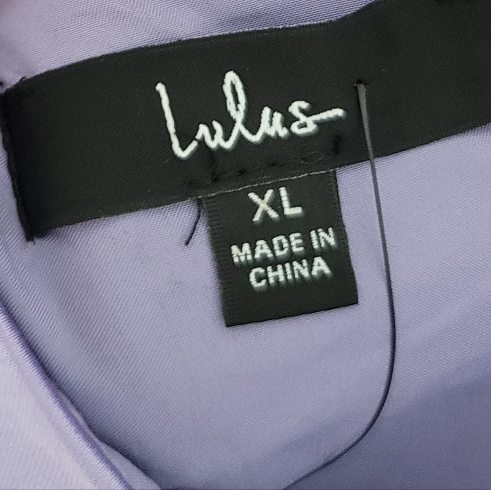 🆕️ Lulus Perfectly Sleek Lavender Satin Halter Slip Midi Dress - Picture 6 of 16